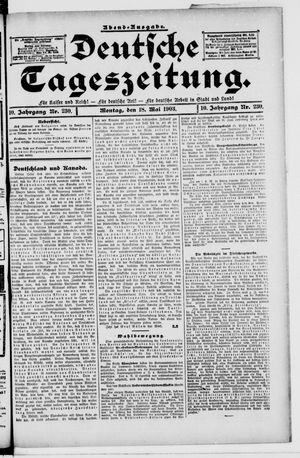 Deutsche Tageszeitung vom 18.05.1903