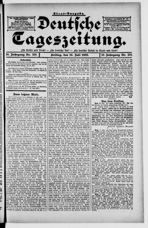 Deutsche Tageszeitung vom 10.07.1903