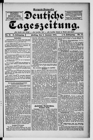Deutsche Tageszeitung vom 08.01.1904