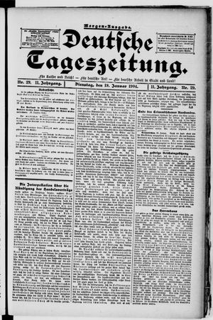 Deutsche Tageszeitung vom 19.01.1904