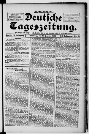 Deutsche Tageszeitung vom 19.01.1904