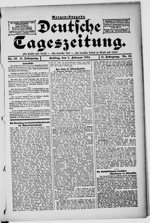 Deutsche Tageszeitung vom 05.02.1904