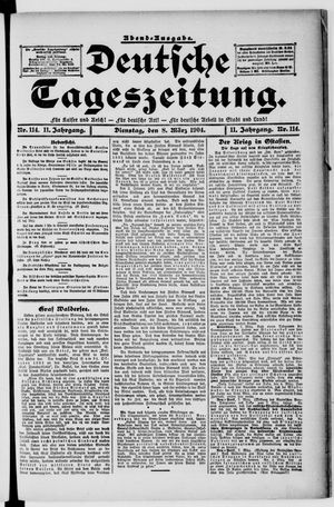 Deutsche Tageszeitung vom 08.03.1904