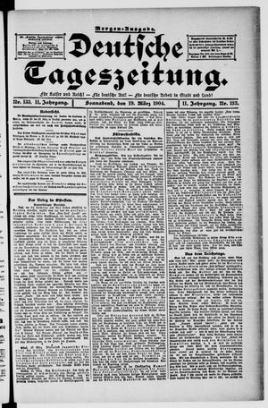 Deutsche Tageszeitung vom 19.03.1904