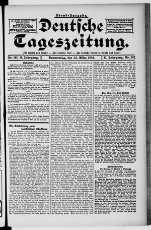 Deutsche Tageszeitung vom 24.03.1904