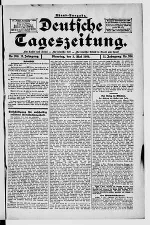 Deutsche Tageszeitung vom 03.05.1904