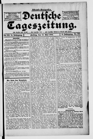 Deutsche Tageszeitung on May 13, 1904