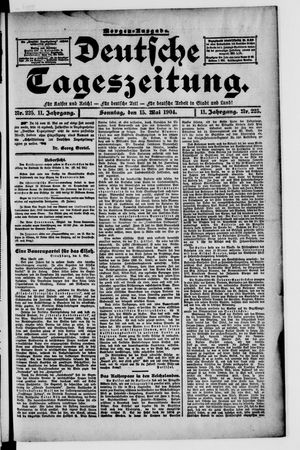 Deutsche Tageszeitung vom 15.05.1904