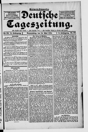 Deutsche Tageszeitung on May 19, 1904