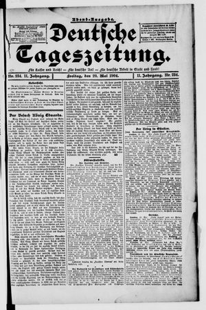 Deutsche Tageszeitung vom 20.05.1904
