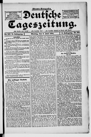 Deutsche Tageszeitung vom 06.06.1904