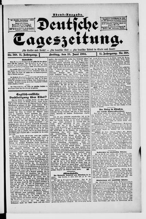 Deutsche Tageszeitung vom 10.06.1904
