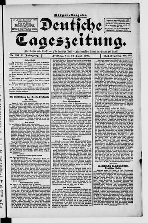 Deutsche Tageszeitung vom 24.06.1904