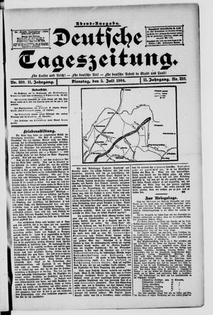 Deutsche Tageszeitung vom 05.07.1904