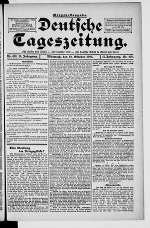 Deutsche Tageszeitung vom 19.10.1904