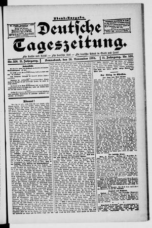 Deutsche Tageszeitung vom 26.11.1904