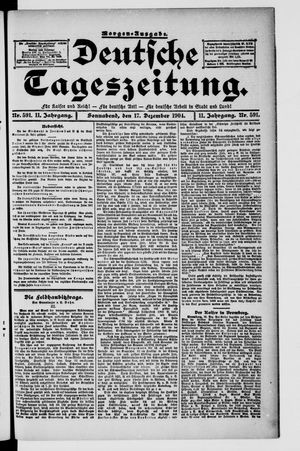 Deutsche Tageszeitung vom 17.12.1904