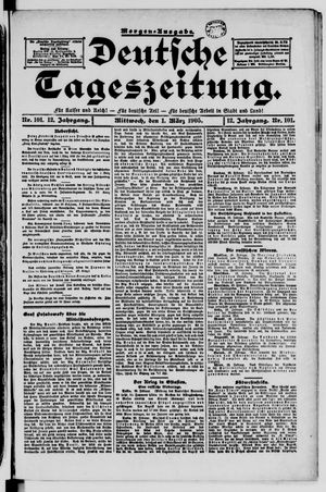 Deutsche Tageszeitung on Mar 1, 1905