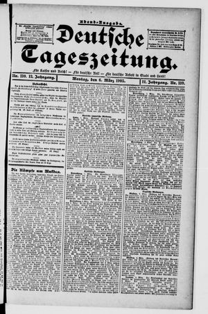 Deutsche Tageszeitung vom 06.03.1905