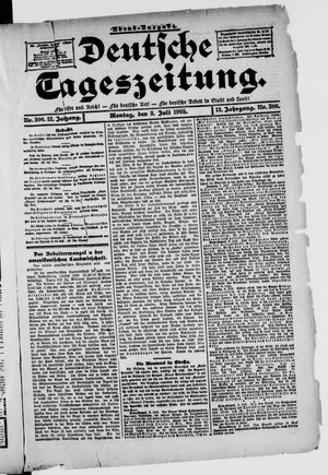 Deutsche Tageszeitung vom 03.07.1905