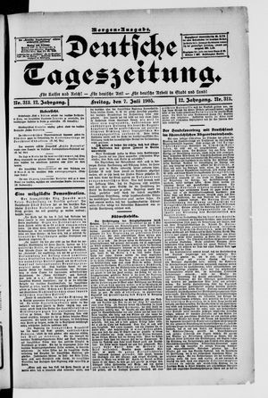 Deutsche Tageszeitung on Jul 7, 1905