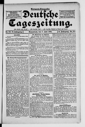 Deutsche Tageszeitung on Jul 8, 1905