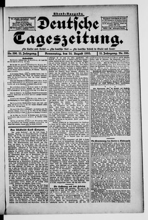 Deutsche Tageszeitung on Aug 24, 1905