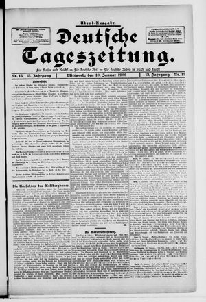 Deutsche Tageszeitung vom 10.01.1906