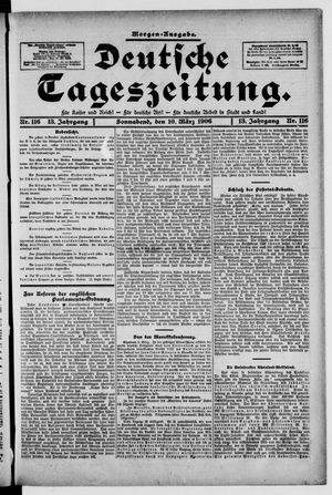 Deutsche Tageszeitung on Mar 10, 1906