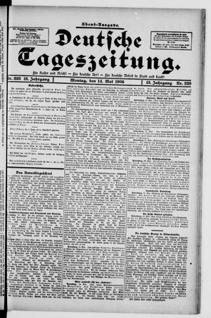 Deutsche Tageszeitung on May 14, 1906