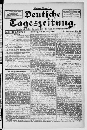 Deutsche Tageszeitung on Mar 12, 1907