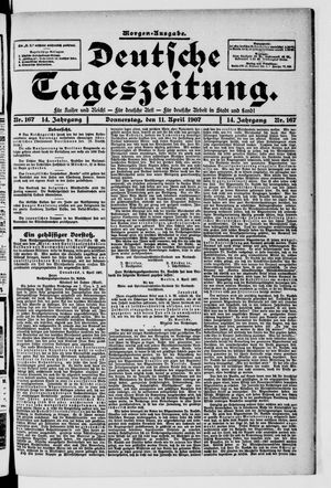 Deutsche Tageszeitung on Apr 11, 1907