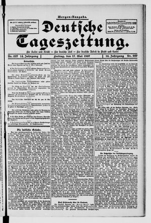 Deutsche Tageszeitung vom 17.05.1907