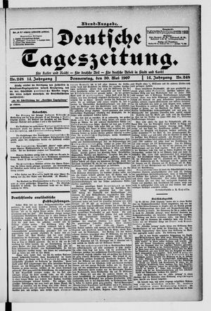 Deutsche Tageszeitung on May 30, 1907