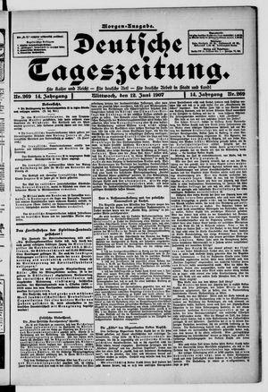 Deutsche Tageszeitung vom 12.06.1907