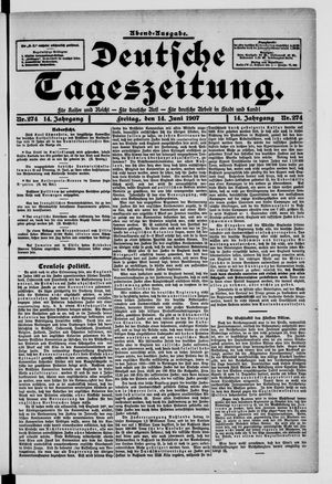 Deutsche Tageszeitung vom 13.06.1907