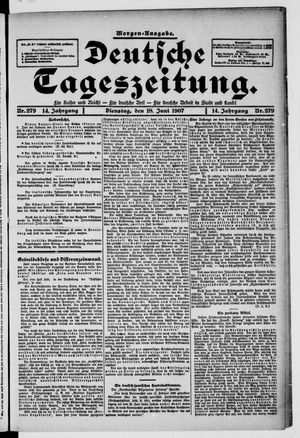 Deutsche Tageszeitung on Jun 17, 1907
