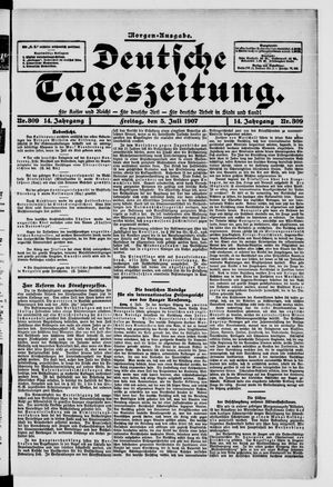 Deutsche Tageszeitung vom 05.07.1907
