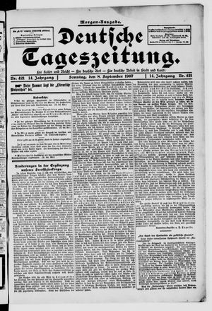 Deutsche Tageszeitung on Sep 8, 1907