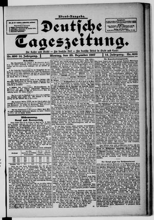 Deutsche Tageszeitung on Dec 23, 1907