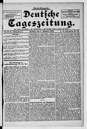 Deutsche Tageszeitung on Feb 7, 1908