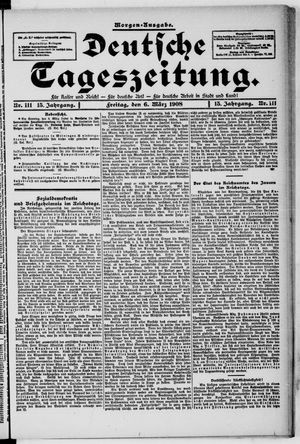 Deutsche Tageszeitung vom 06.03.1908
