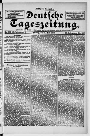 Deutsche Tageszeitung on Jul 3, 1908