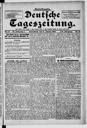 Deutsche Tageszeitung vom 09.01.1909