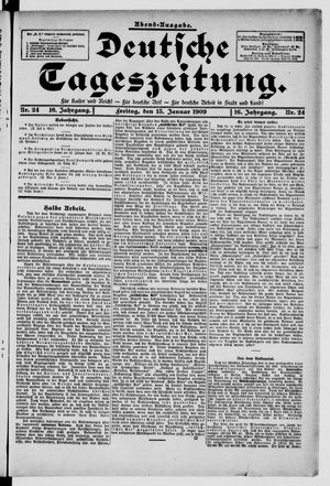 Deutsche Tageszeitung vom 15.01.1909