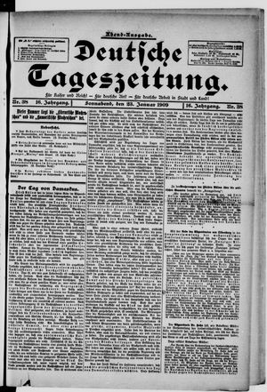 Deutsche Tageszeitung on Jan 23, 1909