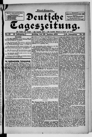 Deutsche Tageszeitung on Jan 29, 1909