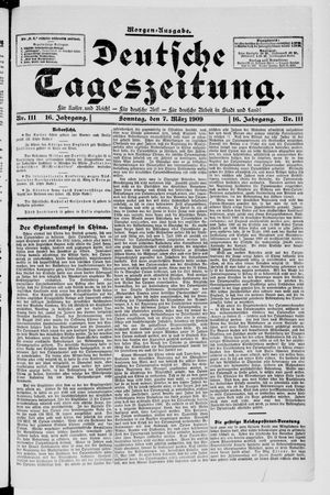 Deutsche Tageszeitung on Mar 7, 1909