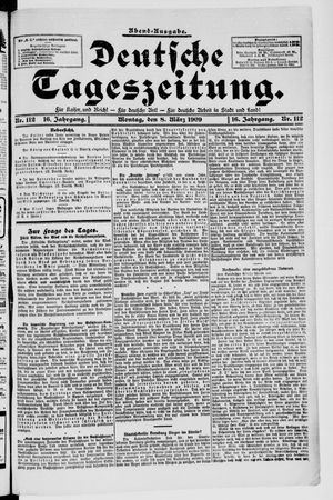Deutsche Tageszeitung on Mar 8, 1909