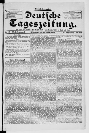 Deutsche Tageszeitung on Mar 10, 1909